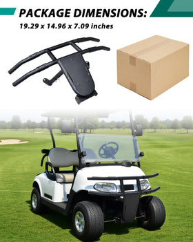 POKIAUTO front guard shields RXV from stumps and debris.