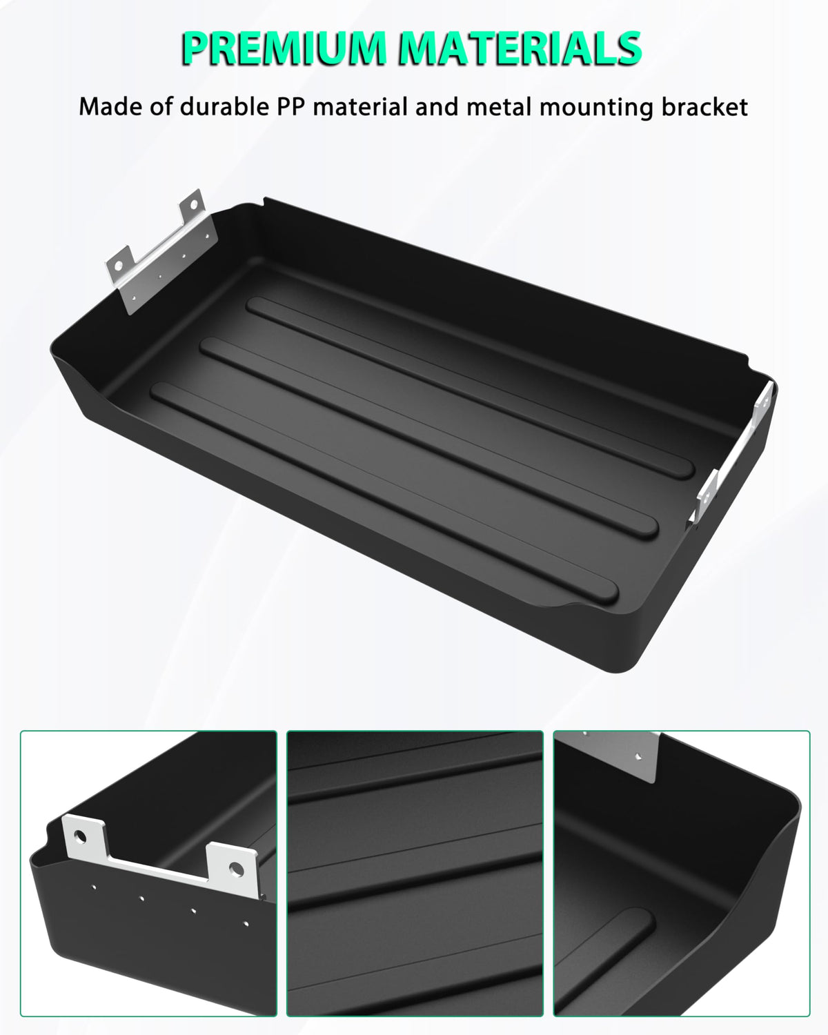 POKIAUTO interior-use example with golf clubs and gloves neatly organized in the tray