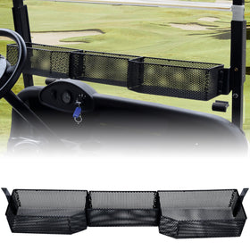 POKIAUTO inner front storage basket for EZ-GO RXV 2008+ keeps keys organized on the dash.