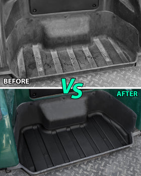 POKIAUTO Bag Well Mat reinforced-edge detail protects and strengthens the rear step.