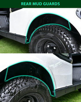 POKIAUTO EZGO RXV Valor 2025 rear mud guard, keeps spray away from undercarriage