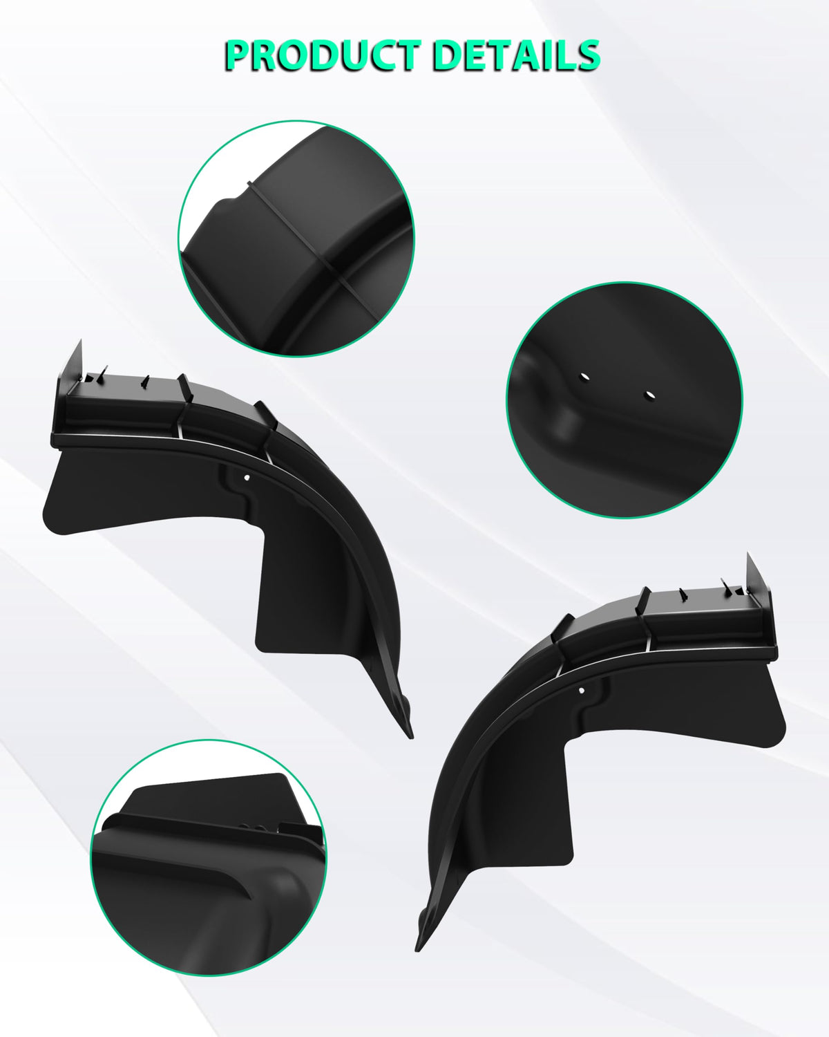 POKIAUTO two-piece rear fender kit complements RXV Valor styling