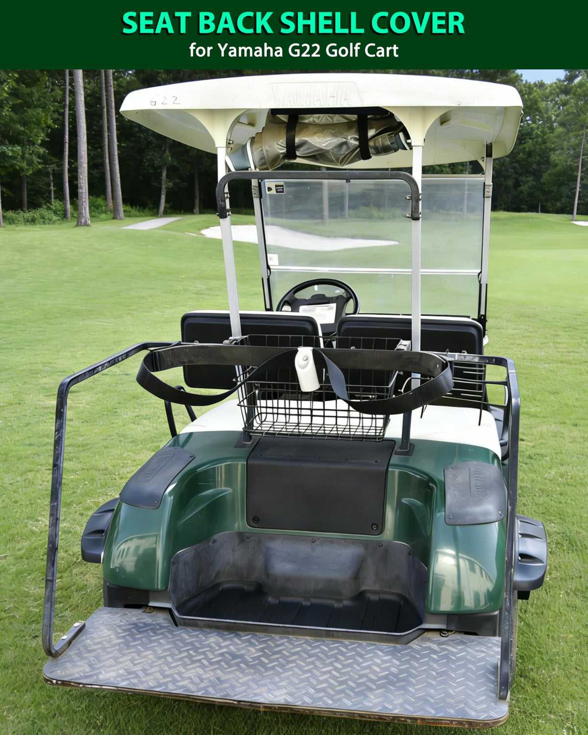 POKIAUTO minimalist black design complements cart interior