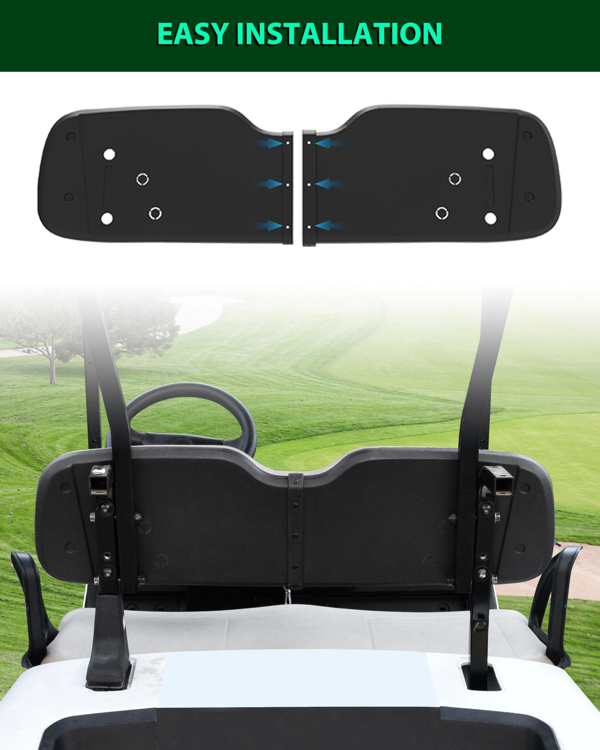 POKIAUTO packaging includes back cap, hardware, and instructions