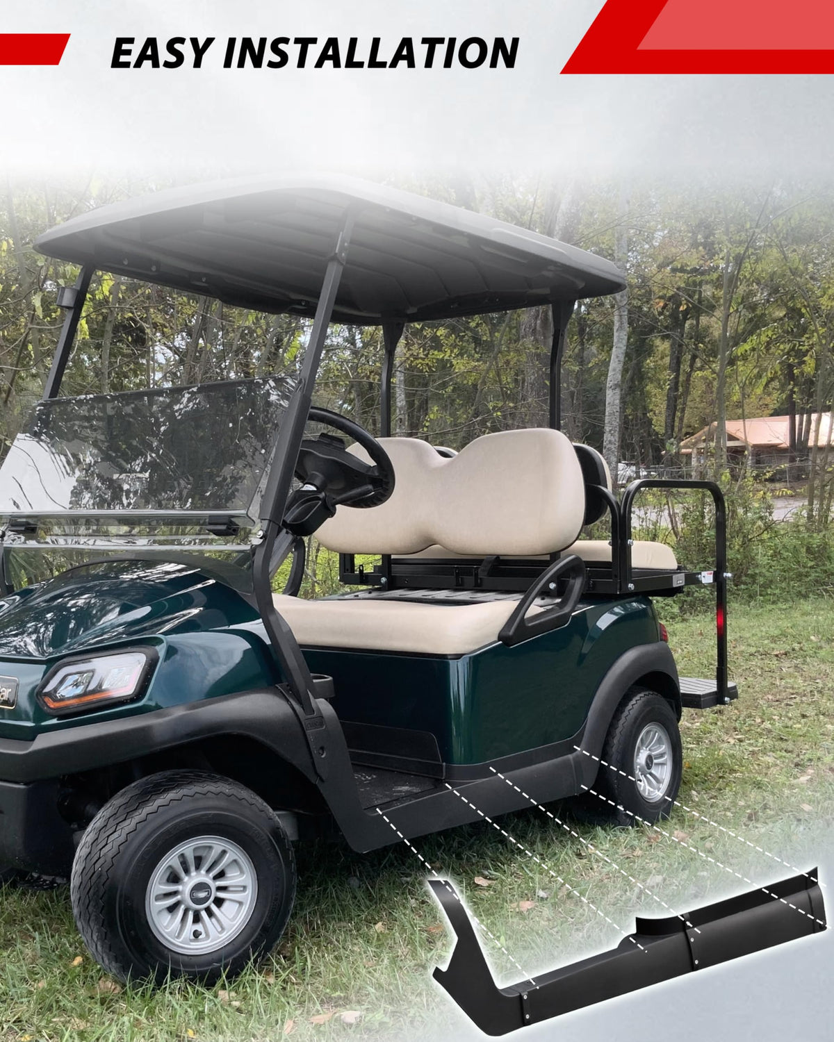 POKIAUTO side panel for Club Car Tempo Onward Precedent 2017+ fits several models