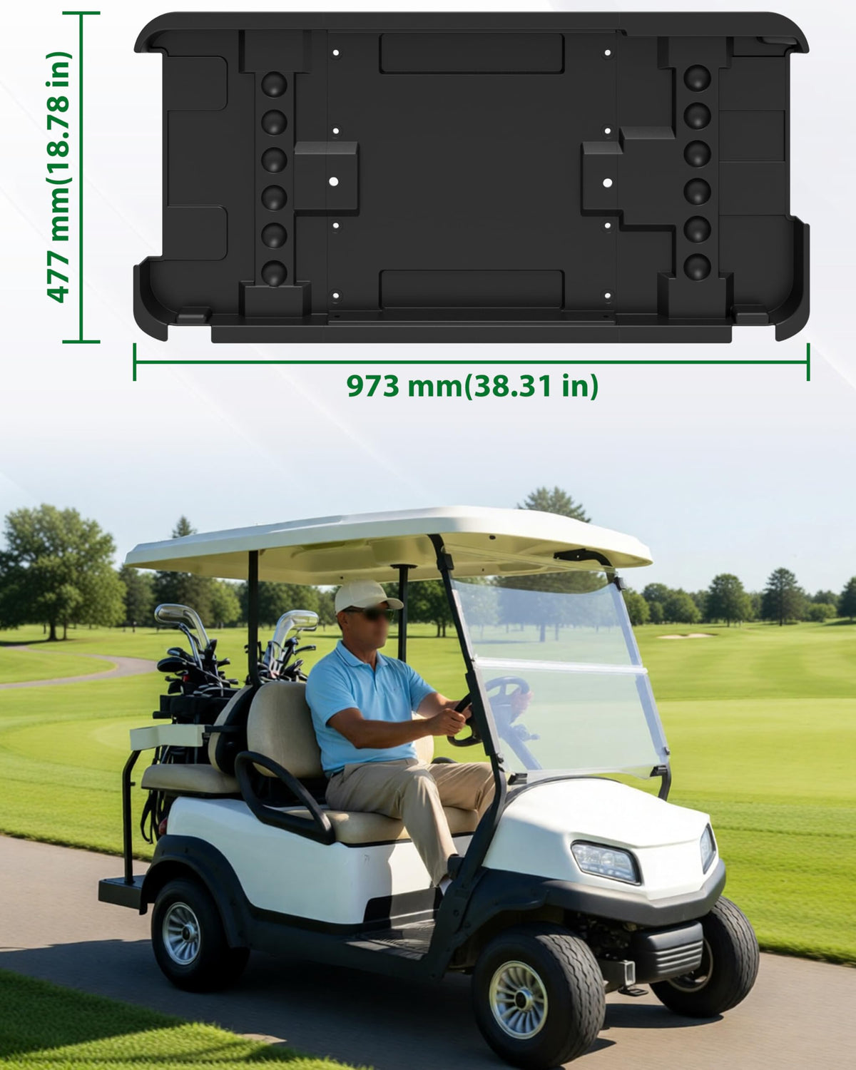 POKIAUTO durable plastic construction supports heavy items without sagging.