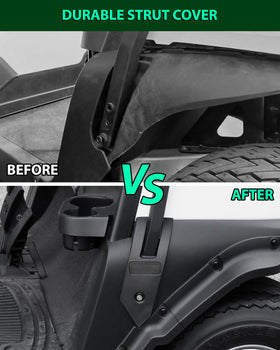 POKIAUTO Tempo passenger-side canopy cover protects fittings and maintains uniformity