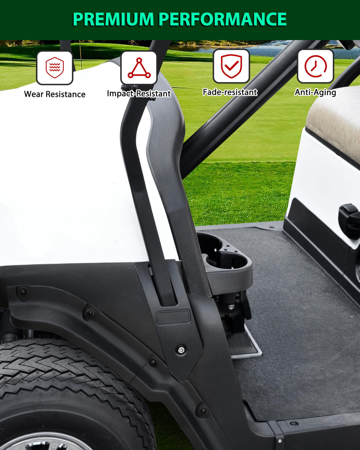 POKIAUTO Tempo front-right strut cover enhances the unified appearance
