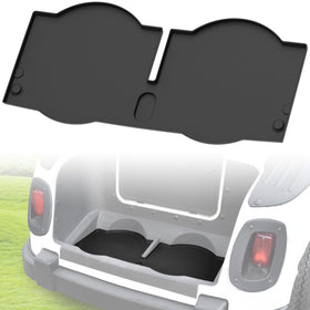 POKIAUTO TPE bag well mat on EZGO RXV rear bed protects cargo from mud and debris