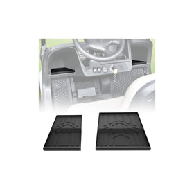 POKIAUTO TPE dash mat on EZGO RXV Valor front dash showing protection and grip