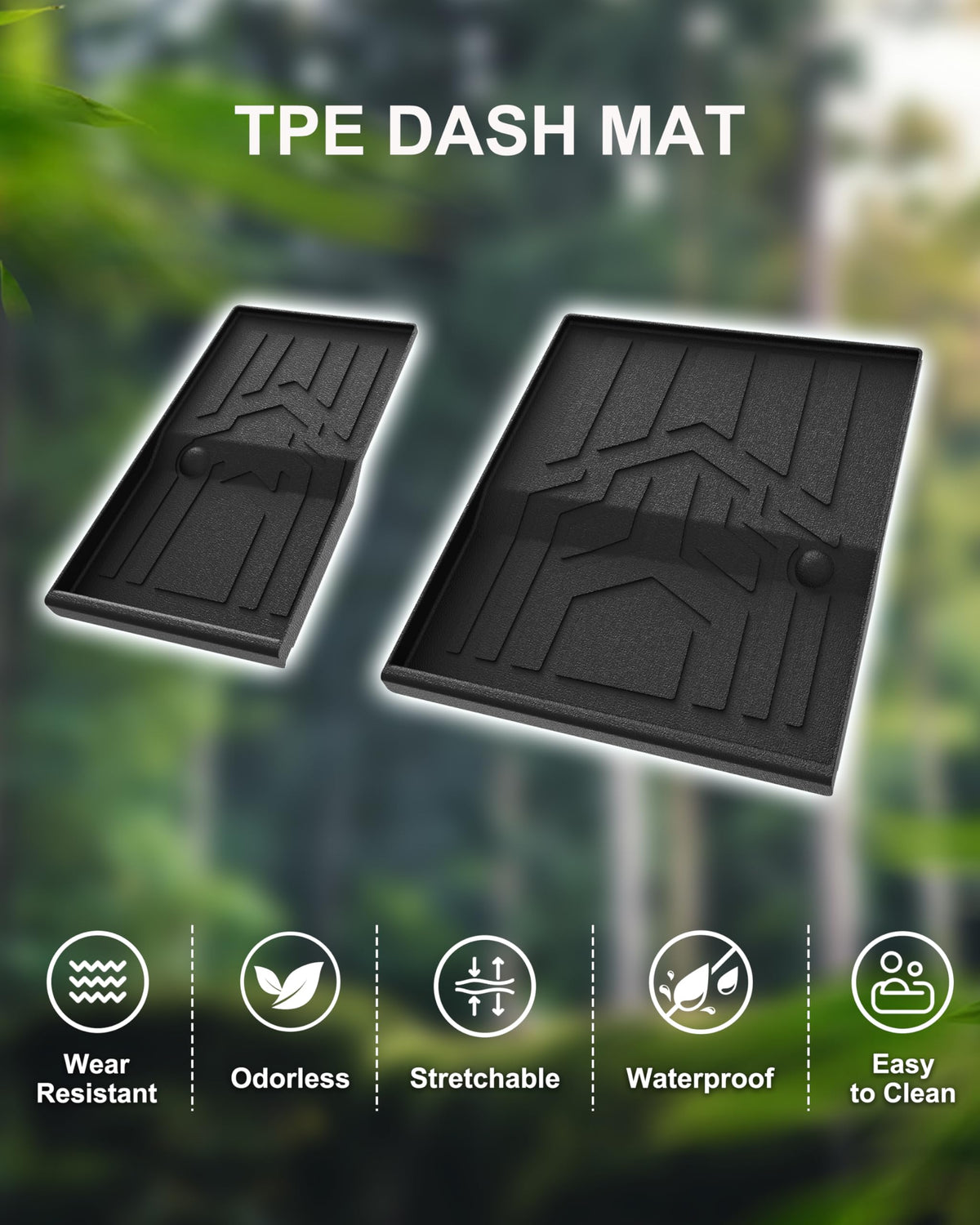 POKIAUTO two-piece dash mat pack for EZGO RXV Valor