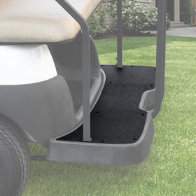 POKIAUTO TPE rear steps floor mat fits Club Car Tempo, protects rear deck from mud.