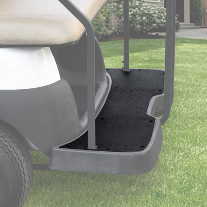 POKIAUTO TPE rear steps floor mat fits Club Car Tempo, protects rear deck from mud.