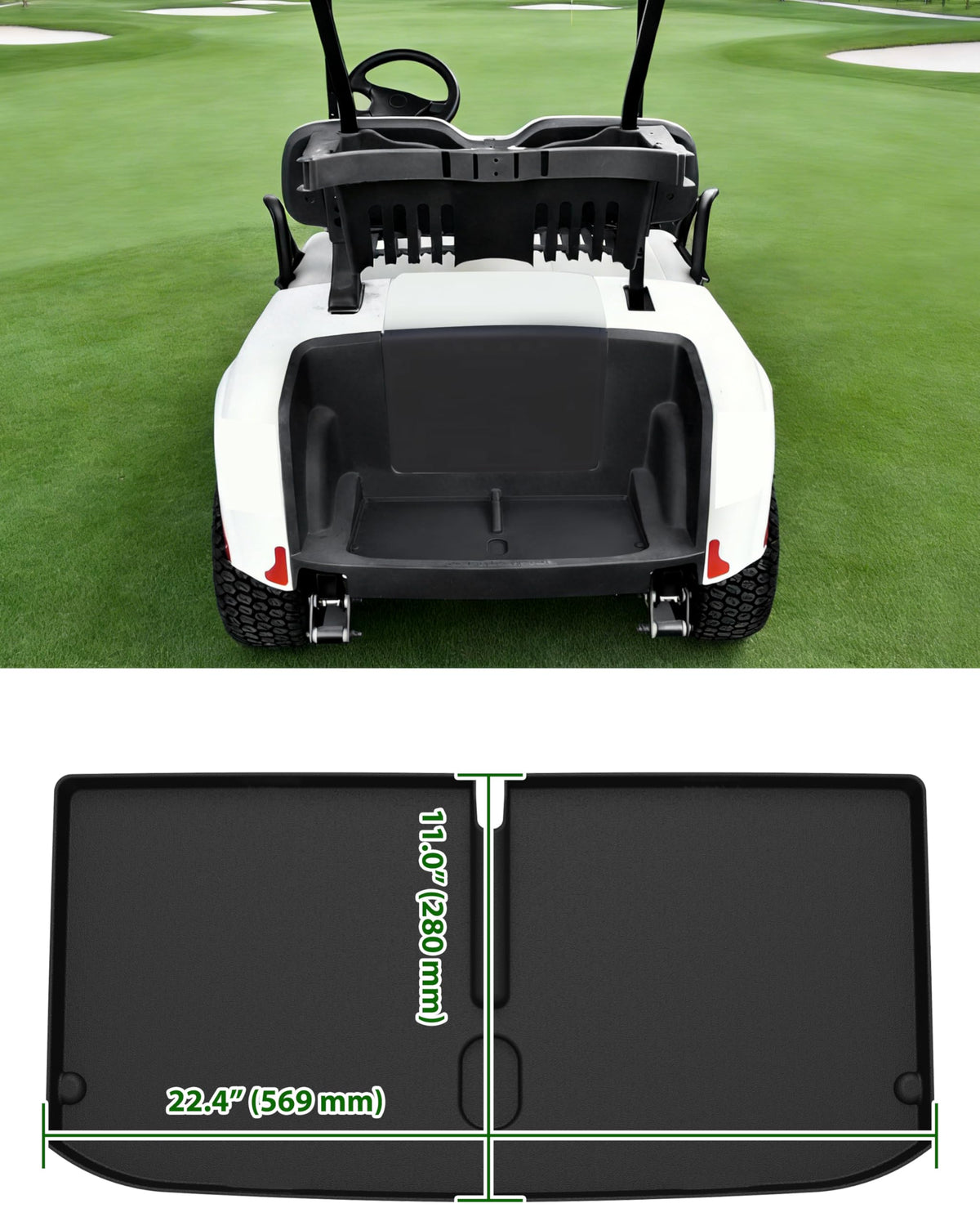 POKIAUTO UV and abrasion protection helps maintain cart appearance.