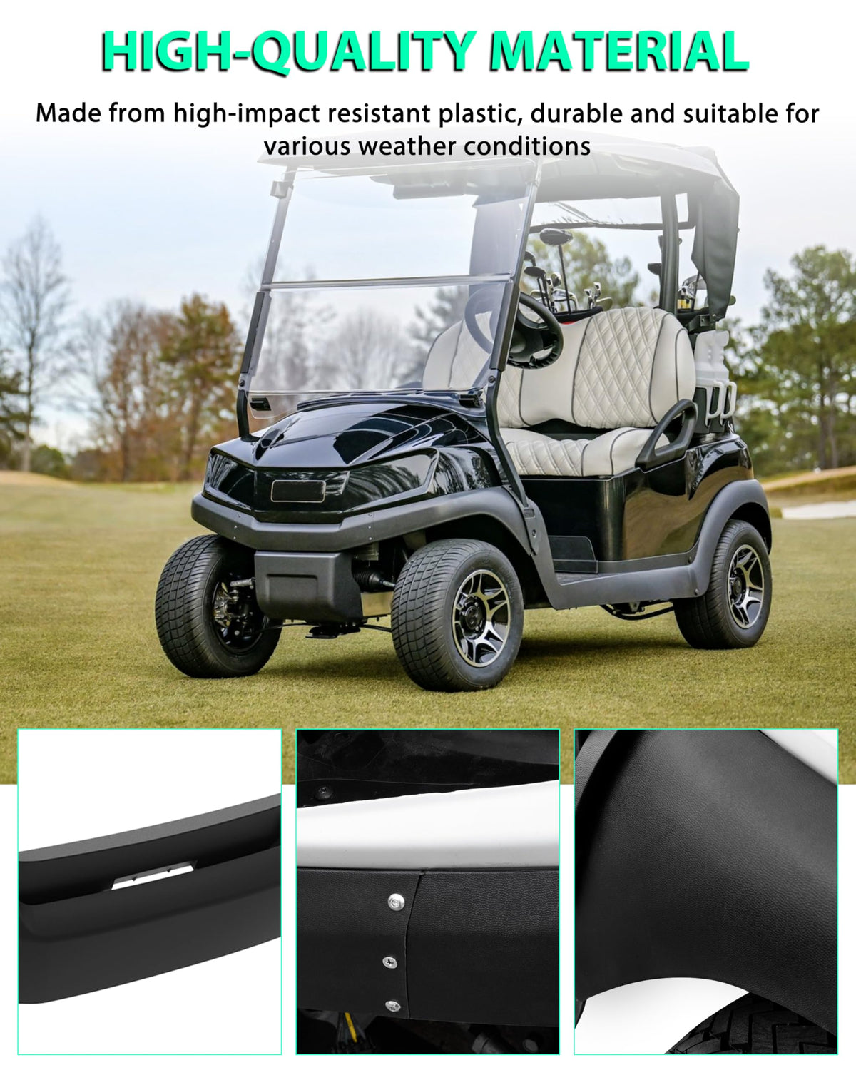 POKIAUTO UV-protected finish resists fading in sun-exposed areas.