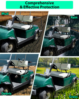 POKIAUTO rear-right mud guard keeps cargo area cleaner after rounds