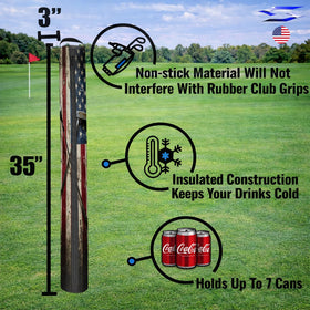 Polar Caddy side-zip loading enables quick access to seven cans