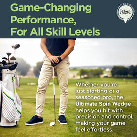 Polara Ultimate Spin Wedge right-handed setup for greenside play.