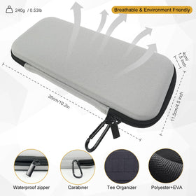 Ponsonbay durable waterproof shell protects golf gear indoors or outdoors.