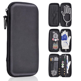 Ponsonbay golf glove holder case front view showing quick access and storage
