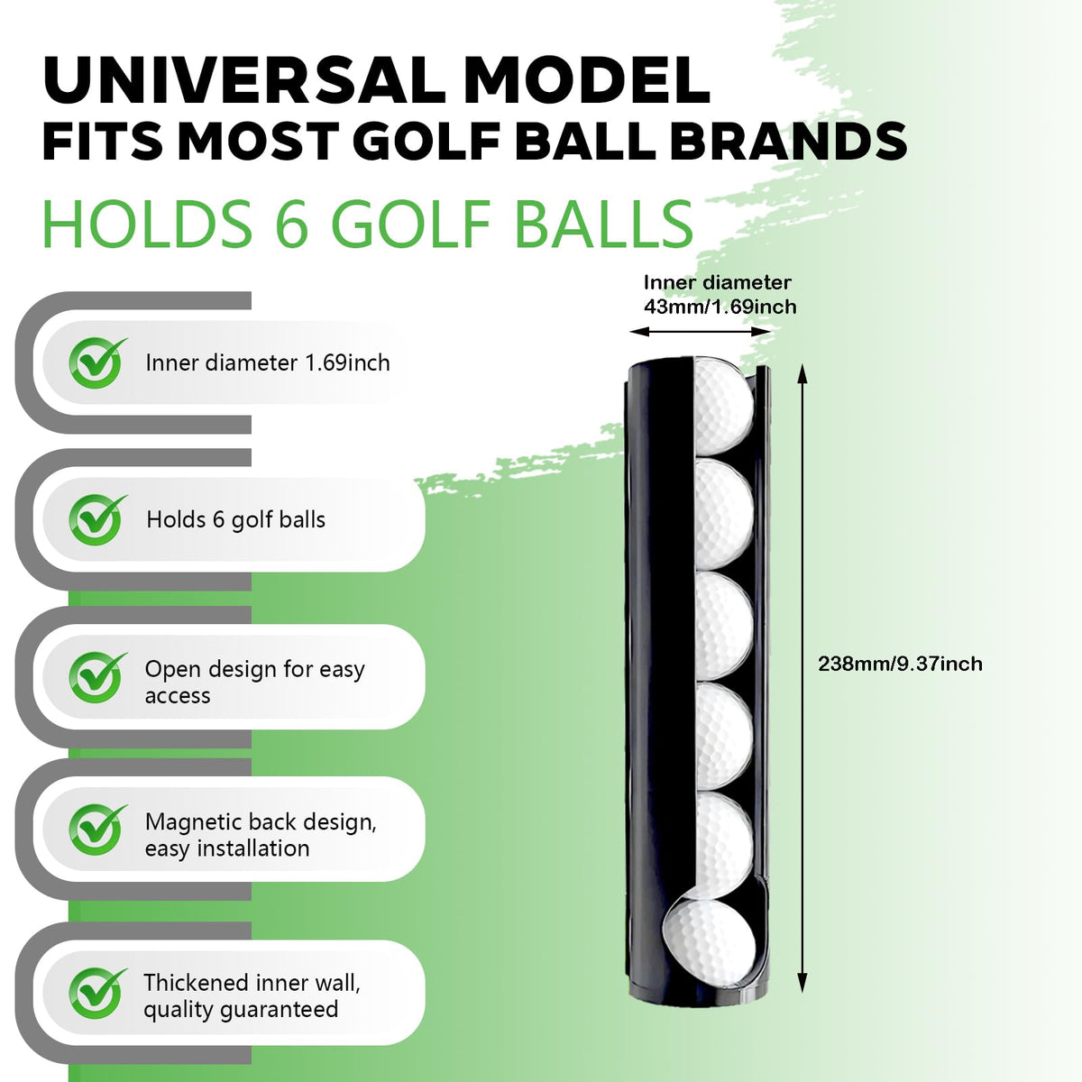 PoolTechX magnetic holder for golf cart on rough terrain.