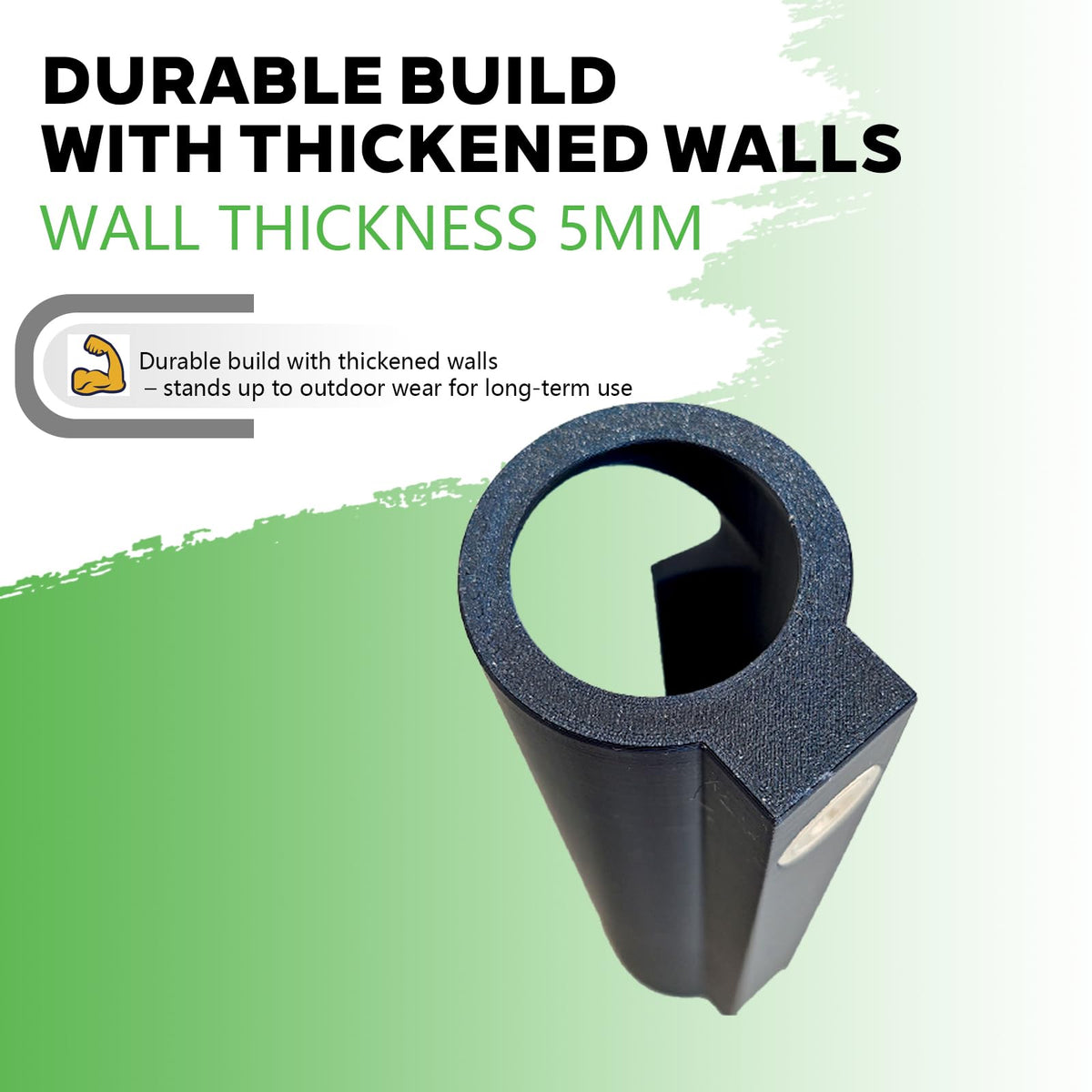PoolTechX magnet holder fits front post for secure, tool-free setup.