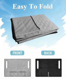 POPUBBY seat blanket shields upholstery from dust, sun, and spills