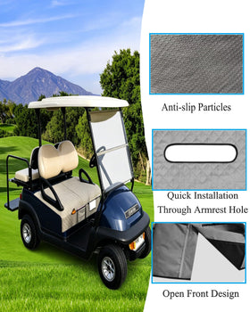 POPUBBY two-seater design fits most 2-passenger golf carts
