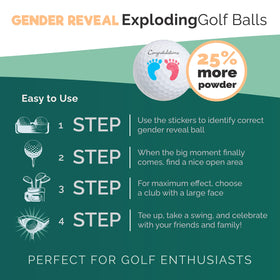 Port City Creations for golf enthusiasts to celebrate with a playful moment.
