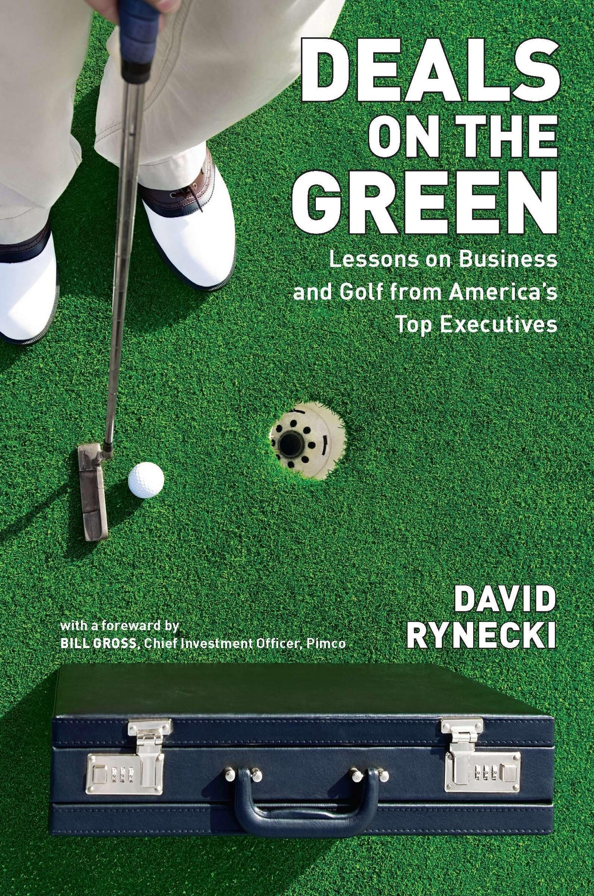 Portfolio Deals on the Green book cover highlighting leadership lessons from golf and business.
