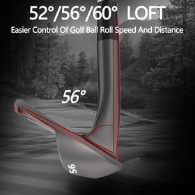 POSSOT 52° gap wedge for accurate short approaches