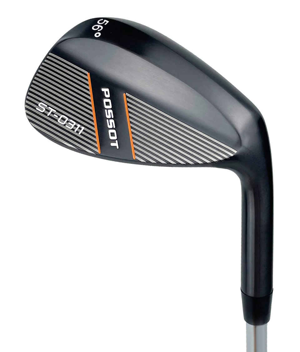 POSSOT 60° lob wedge with rubber grip for precise greenside control