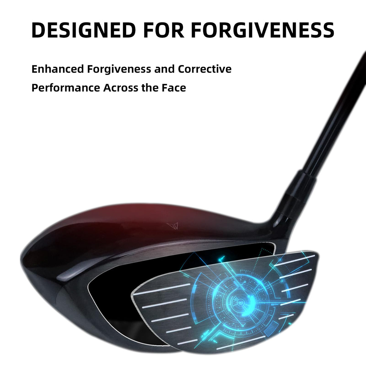 POSSOT 470cc red gloss finish adds visibility and style on the course.