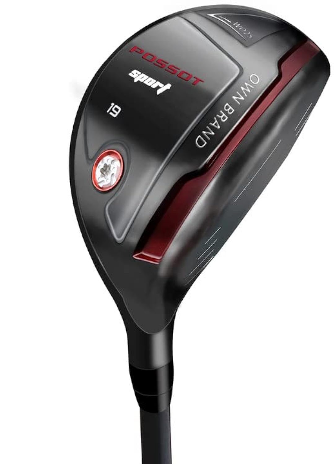POSSOT golf hybrid with a 40-inch black graphite shaft improves control and distance.