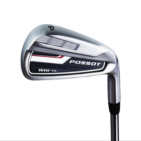 POSSOT golf irons 5-iron close-up showing forgiving cavity back design for accuracy