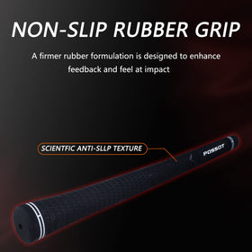 POSSOT deep grooves on irons for improved spin and control