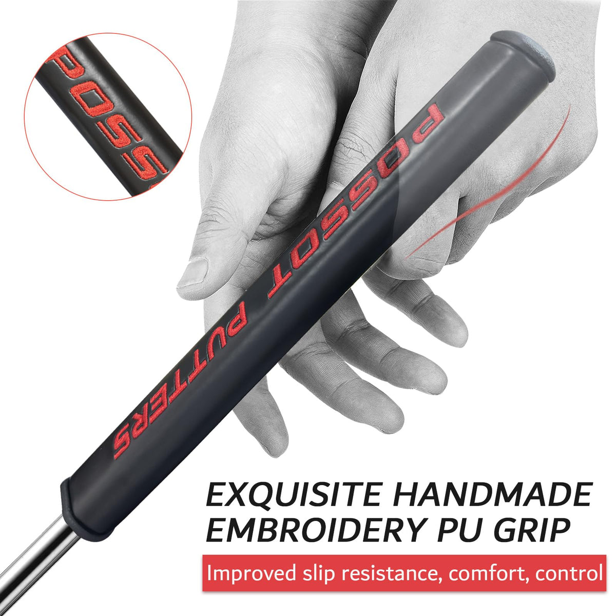 POSSOT CNC milled face delivers consistent feel across greens