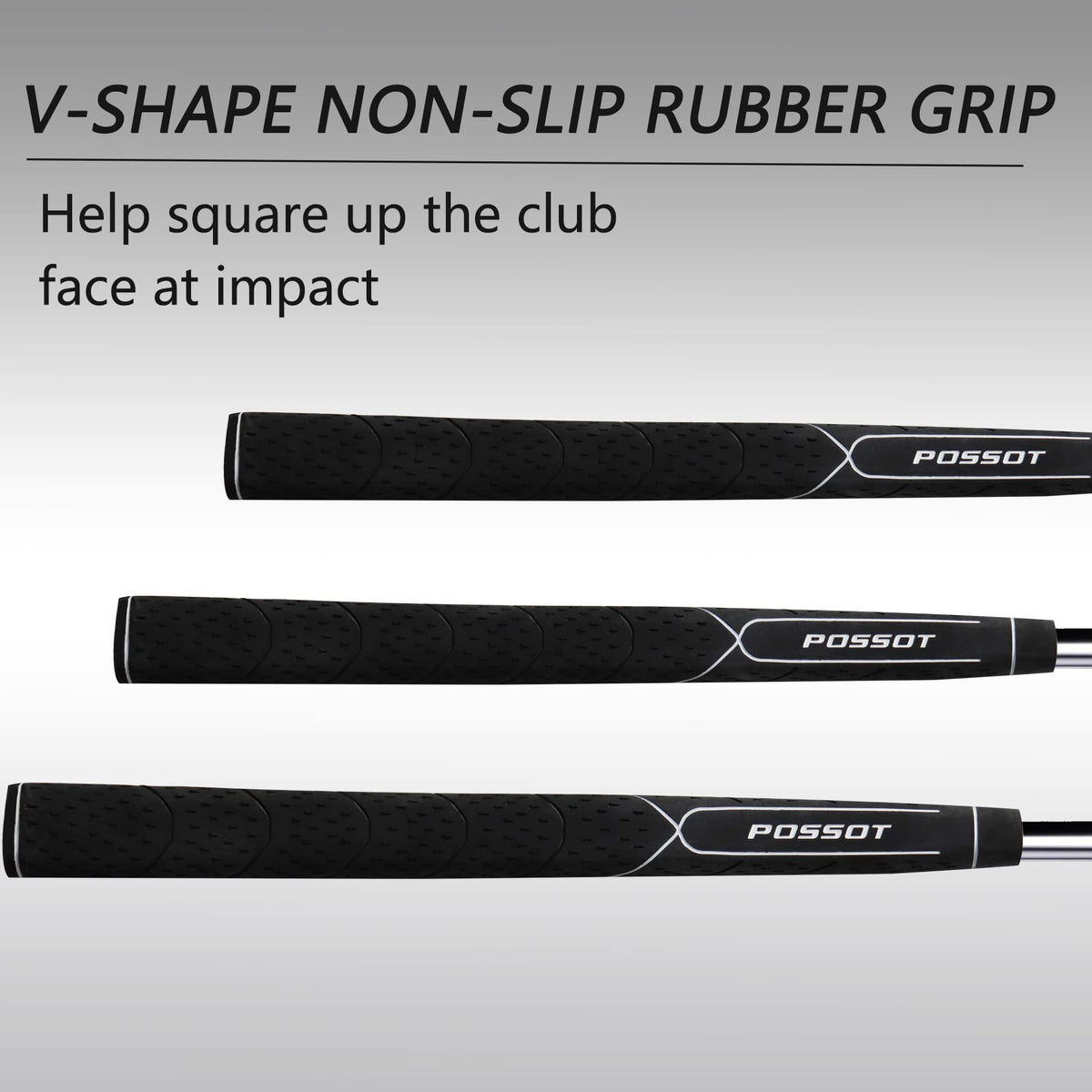 POSSOT golf putter distance control enables predictable speed on the greens.