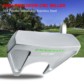POSSOT golf putter with 3-degree loft for smooth line control