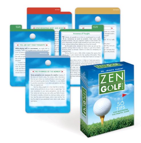 Potter Style Zen Golf Deck pack, practical mental game cards for focus and consistency on the course.