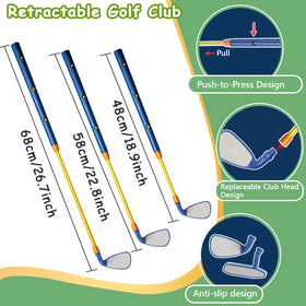 POWCAVA chipping net included for accurate indoor or outdoor shots.