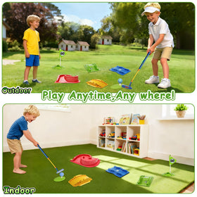 POWCAVA golf set training aids help kids improve coordination and planning
