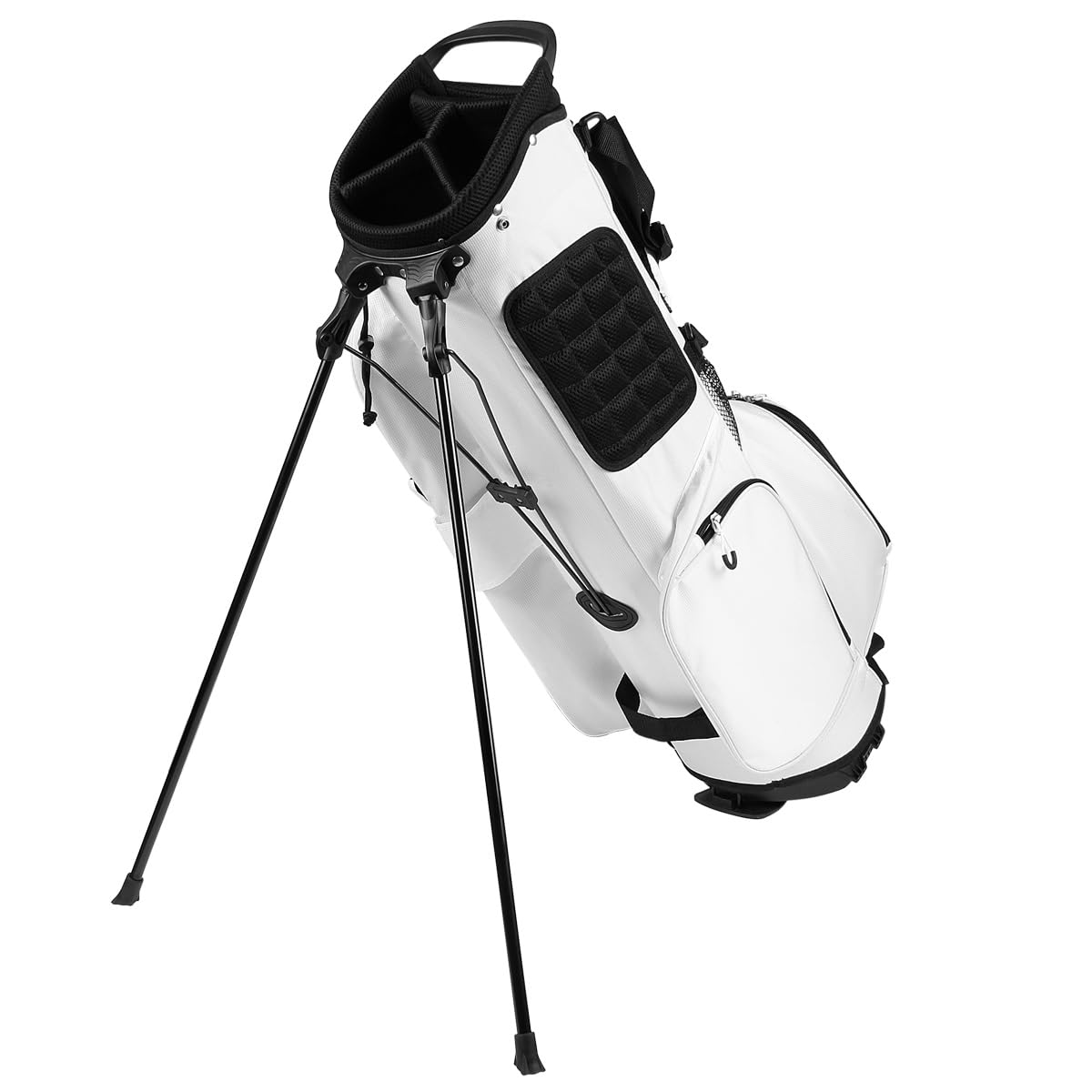 Powerbilt Dunes 4.5 side-pocket highlighting ample storage during rounds