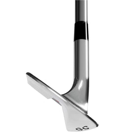 Powerbilt TPS 64° wedge at bunker setup for controlled sand play.