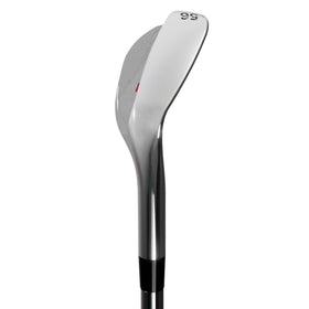 Powerbilt TPS 64° wedge surface detail showing durable stainless steel build.