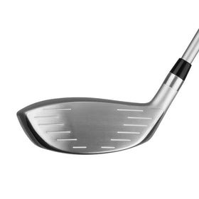 Powerbilt TPS Blackout Max 5-wood face detail showing forged alloy head
