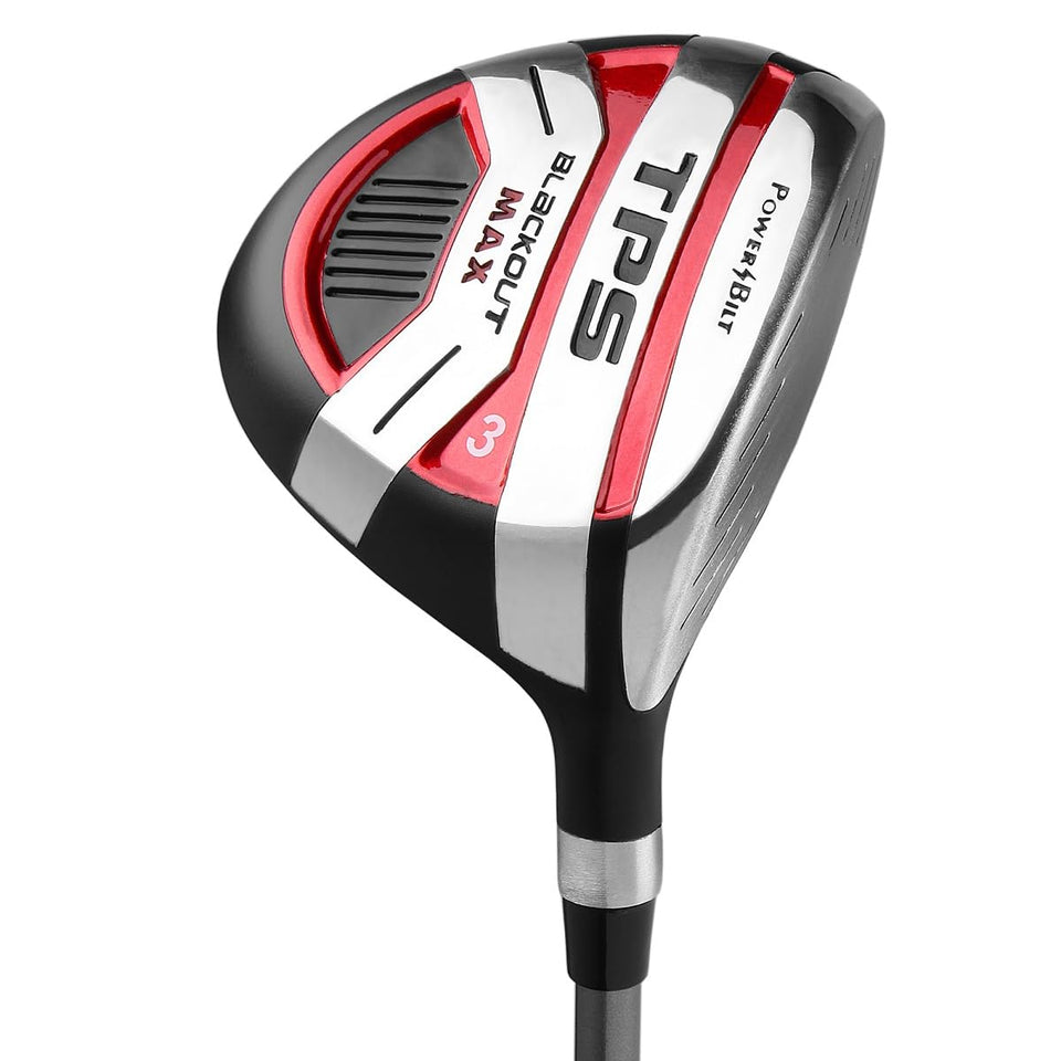 Powerbilt TPS Blackout Max 5-wood showing distance-focused design for players