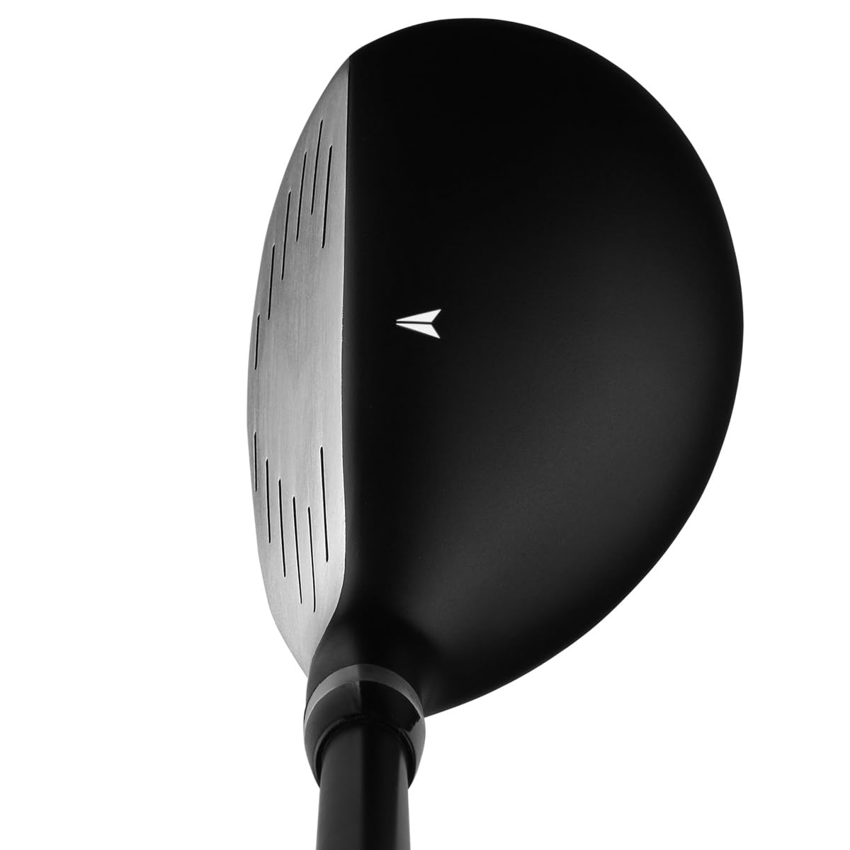 Powerbilt TPS Blackout Max hybrid grip close-up emphasizes soft rubber grip.