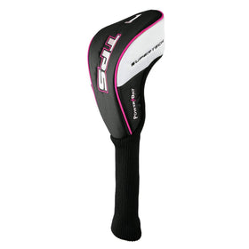 PowerBilt TPS Supertech women's driver headcover included for secure transport.