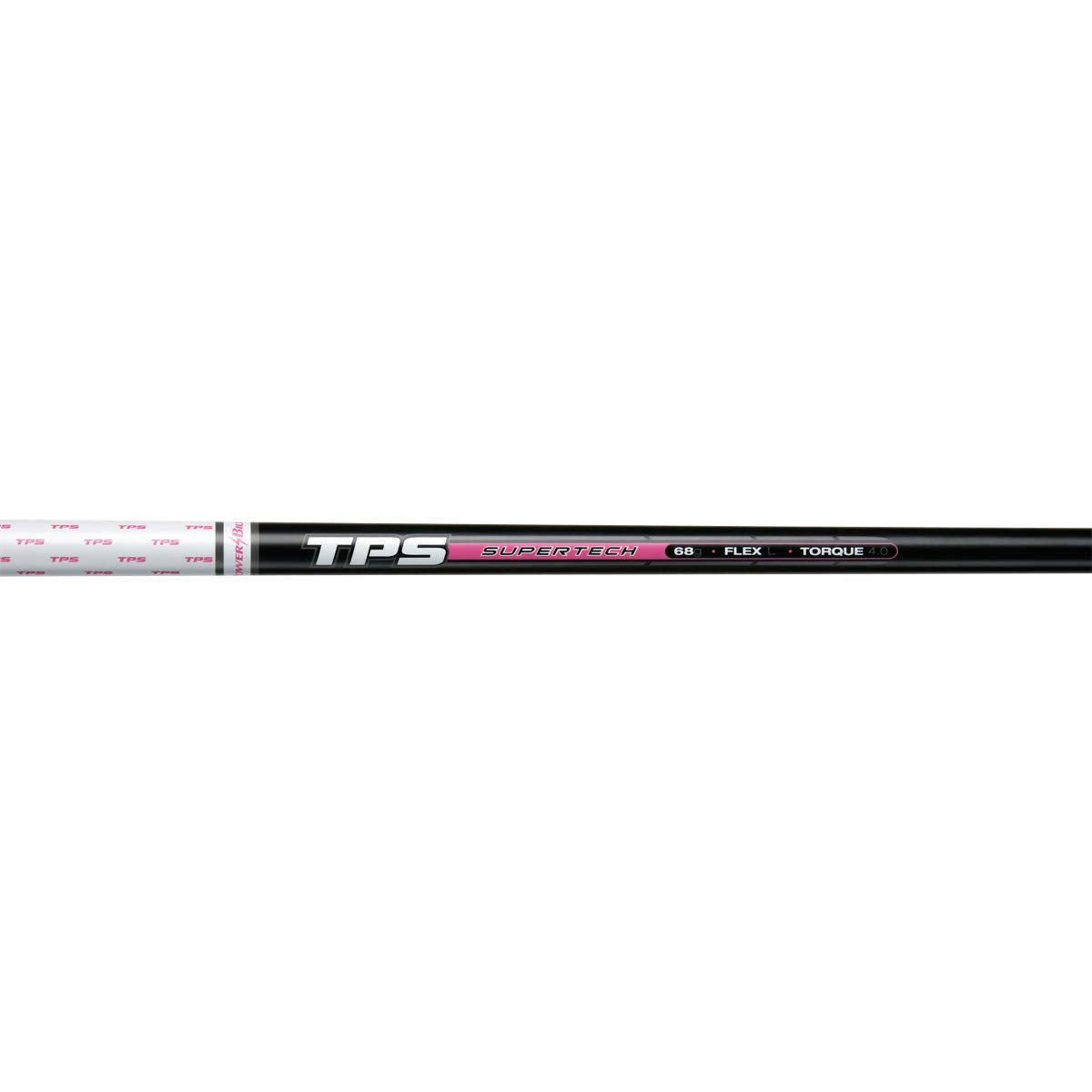 PowerBilt TPS Supertech women's driver swing path illustration highlights forgiving design.